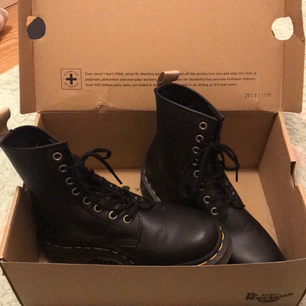 Vegan leather Doc Martins